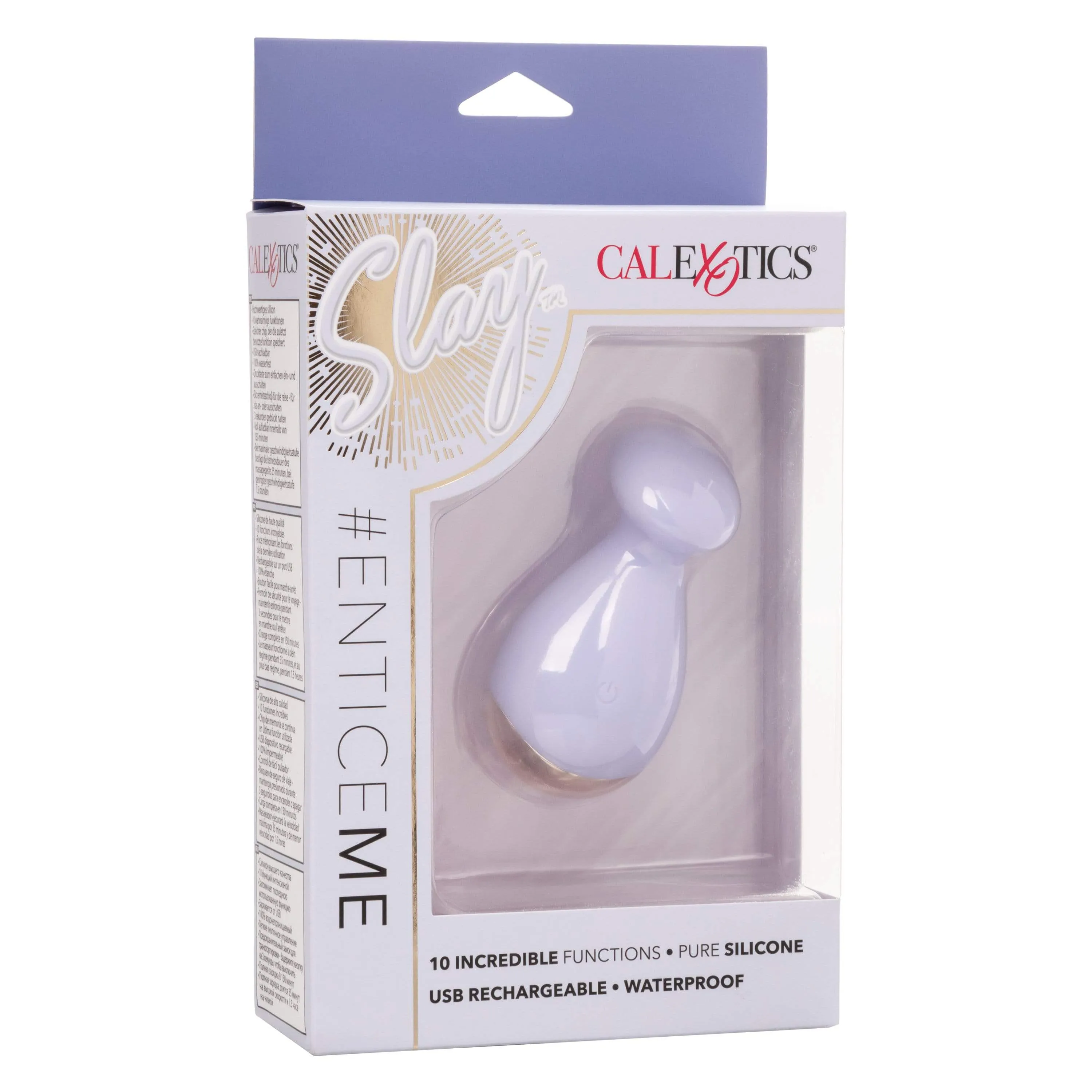 California Exotics - Slay EnticeMe Silicone Clit Massger (Purple)