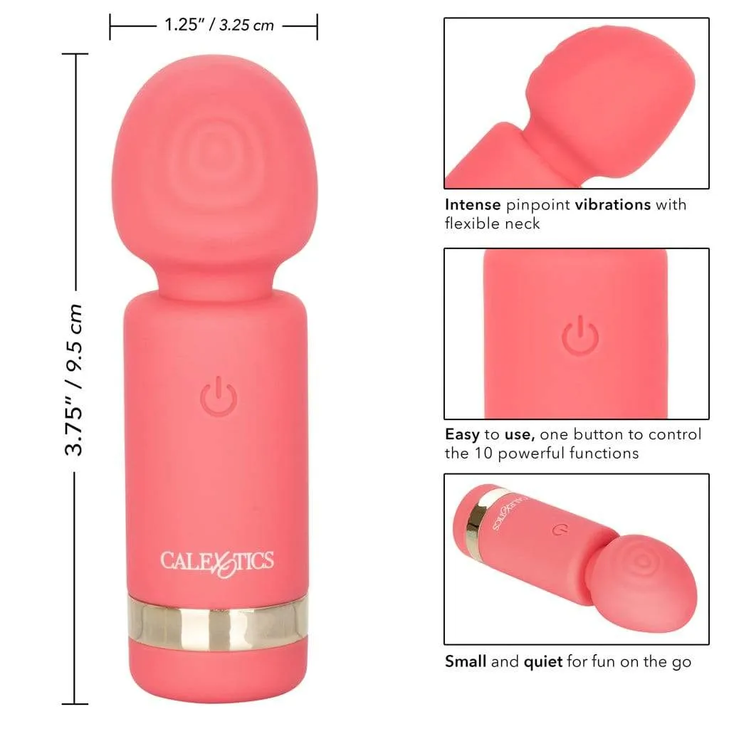 California Exotics - Slay ExciteMe Mini Wand Massager (Pink)