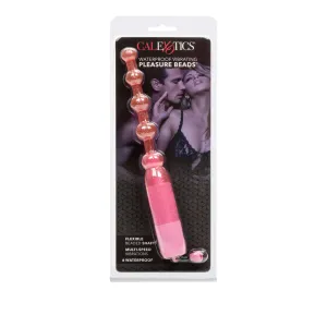 California Exotics - Waterproof Vibrating Pleasure Anal Beads (Pink)