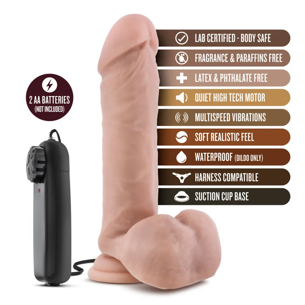 Coverboy The Goalie Realistic Vibrating 8" Dildo With Remote