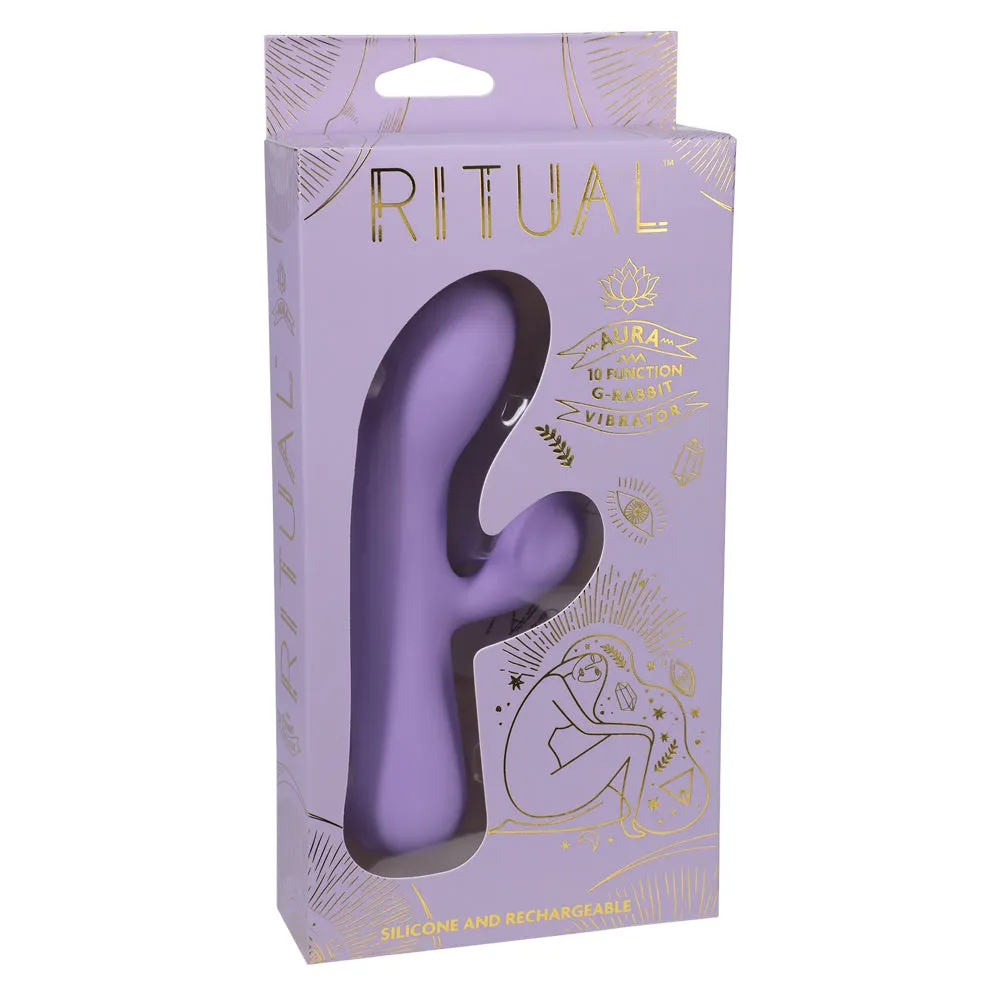 Doc Johnson Ritual Aura 10-Function G-Spot Rabbit Vibrator