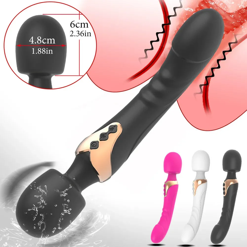 Dual Delight Powerful G-Spot and Clitoral Vibrator for Women