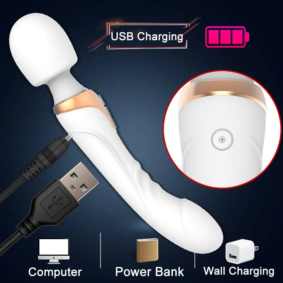Dual Delight Powerful G-Spot and Clitoral Vibrator for Women