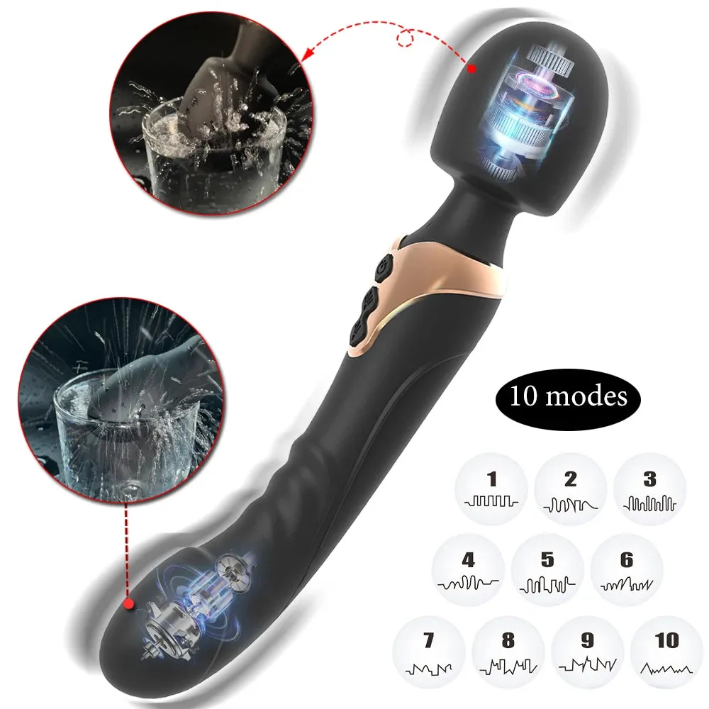 Dual Delight Powerful G-Spot and Clitoral Vibrator for Women