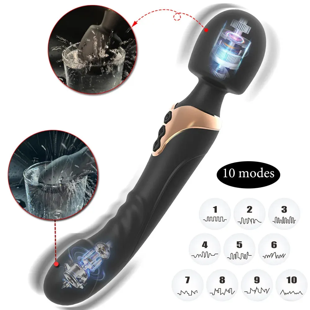 Dual Delight Powerful G-Spot and Clitoral Vibrator for Women