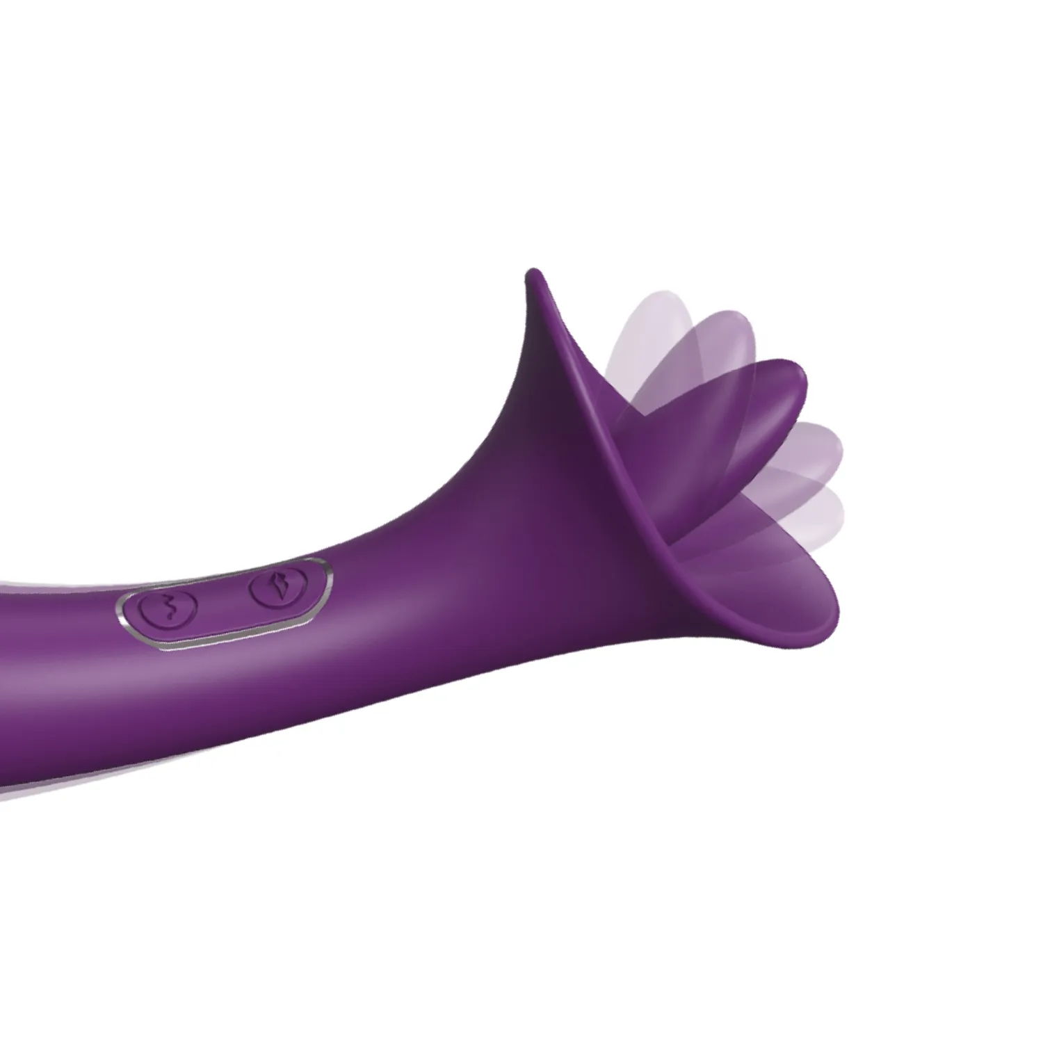 Dual Ended Flickering Tongue Vibrator