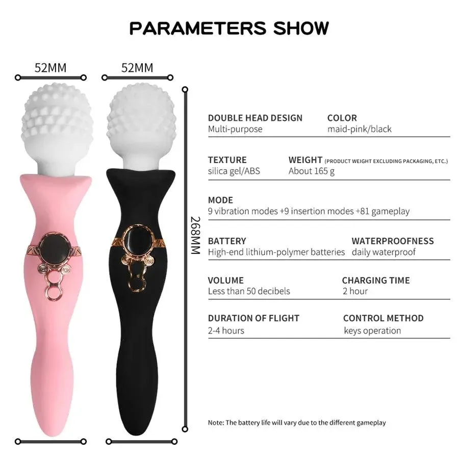 Dual Head Luxury Vibrating Wand