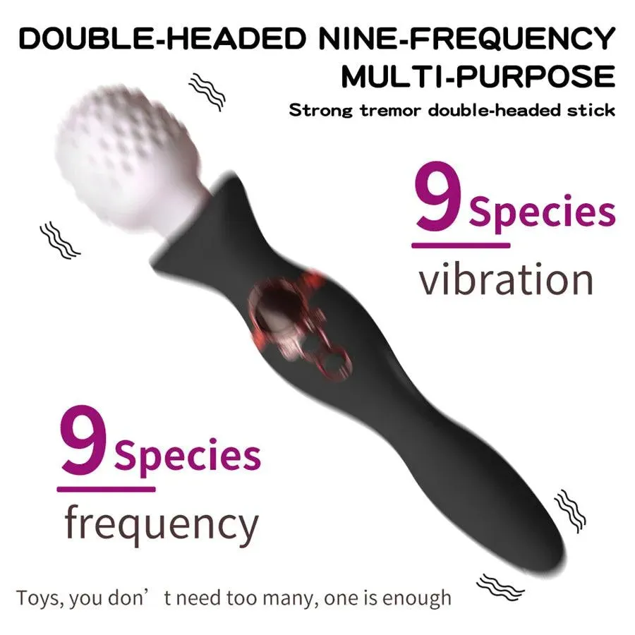 Dual Head Luxury Vibrating Wand