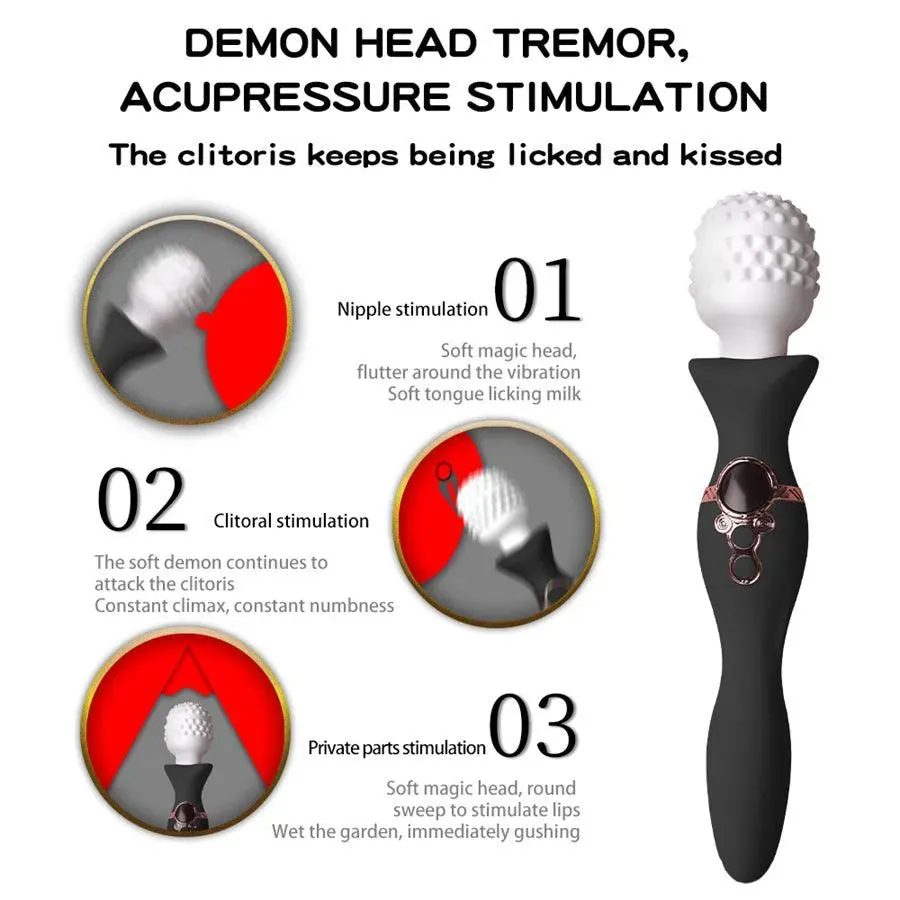 Dual Head Luxury Vibrating Wand