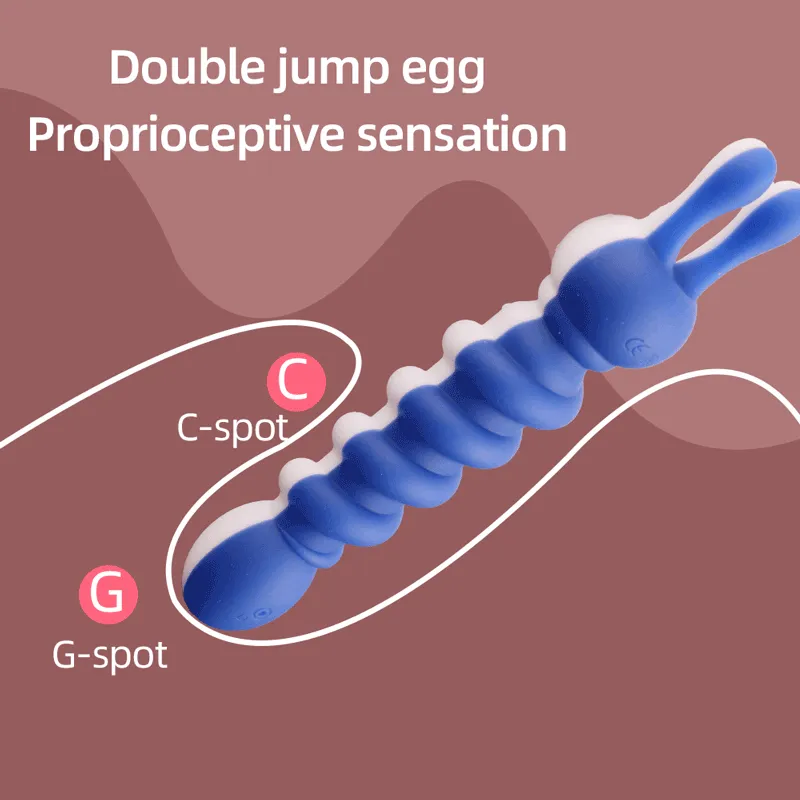 Dual Head Soft Silicone Bunny Vibrator Sex Toys