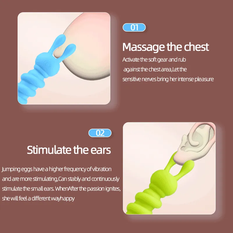 Dual Head Soft Silicone Bunny Vibrator Sex Toys