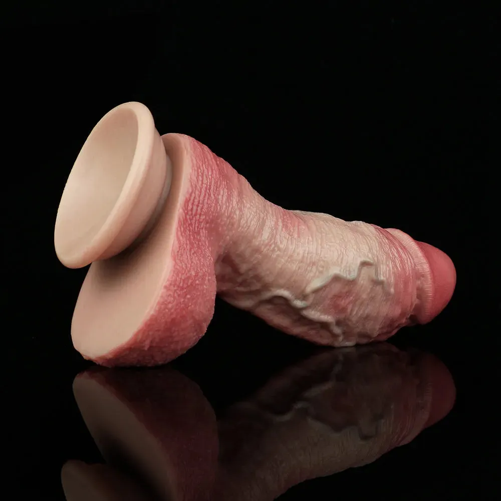 Dual-layer High-end Silicone Thick Dildo