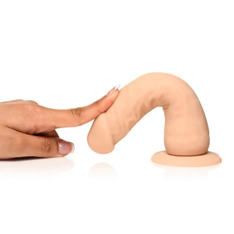 Easy Riders 7&quot; Silicone Dildo - Light