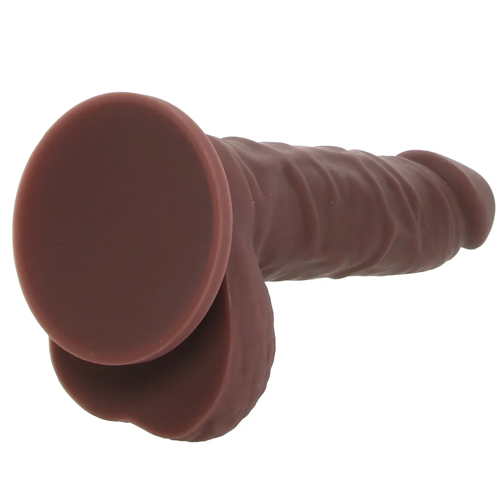 EasyRiders 7 Inch Silicone Dildo with Balls in Dark