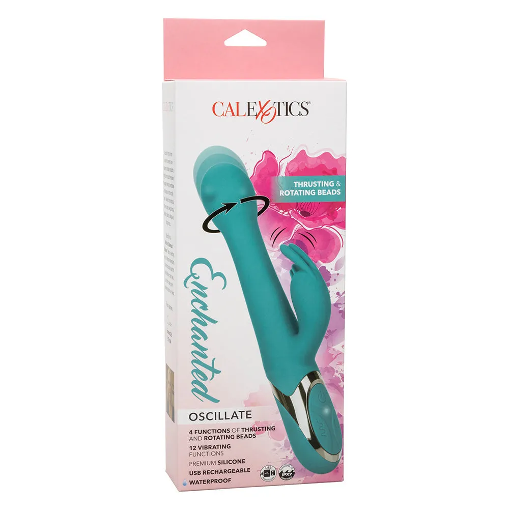 Enchanted Oscillate Thrusting Rabbit Vibrator With Rotating G-Spot Beads