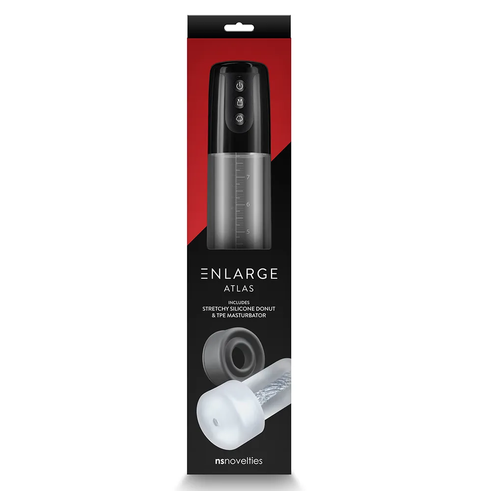 Enlarge Atlas 3-Mode Penis Pump & Masturbator