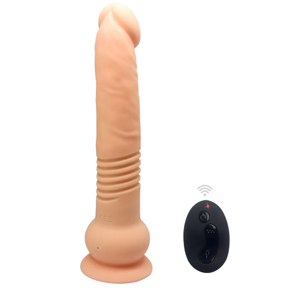 Escapade Commander 7" Thrusting & Rotating Silicone Dildo
