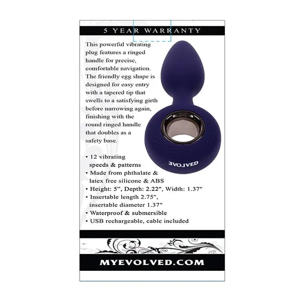 Evolved - My Precious Vibrating Anal Plug (Purple)