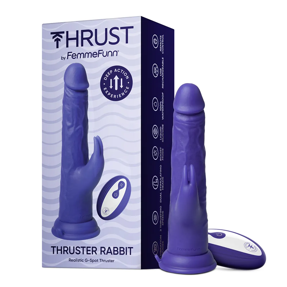 FemmeFunn Thruster Rabbit Remote Control Thrusting Rabbit Vibrator