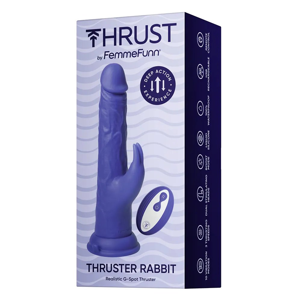 FemmeFunn Thruster Rabbit Remote Control Thrusting Rabbit Vibrator