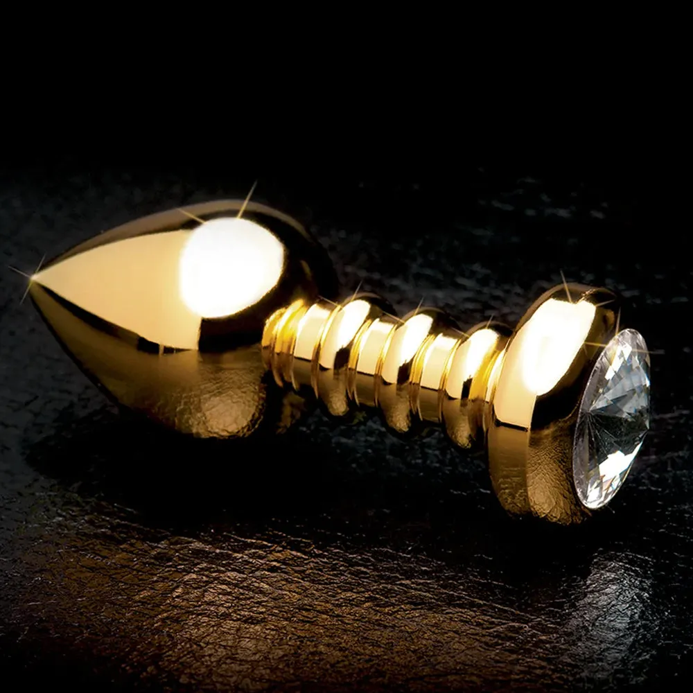 Fetish Fantasy Gold Metal Luv Butt Plug