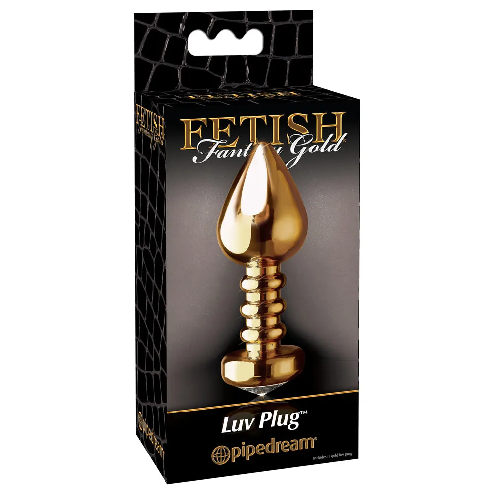 Fetish Fantasy Gold Metal Luv Butt Plug