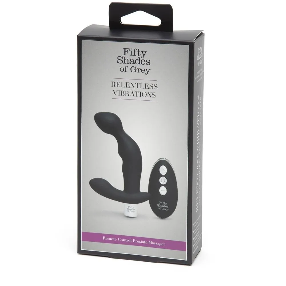 Fifty Shades of Grey - Relentless Vibrations Remote Control Prostate Massager (Black)
