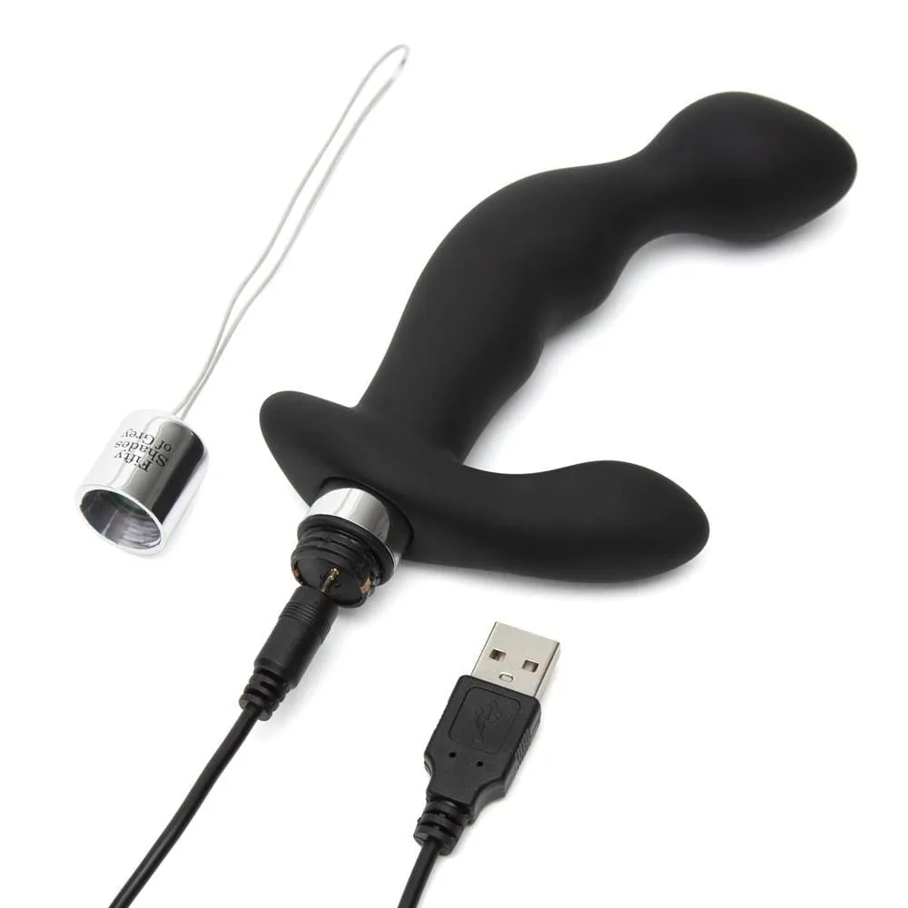 Fifty Shades of Grey - Relentless Vibrations Remote Control Prostate Massager (Black)