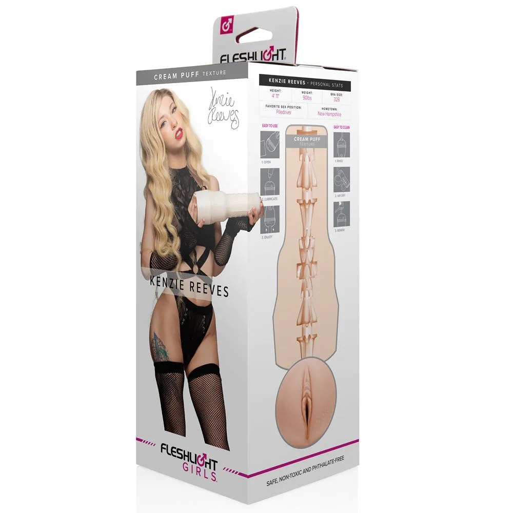 Fleshlight Girls Kenzie Reeves Creampuff Textured Vaginal Masturbator