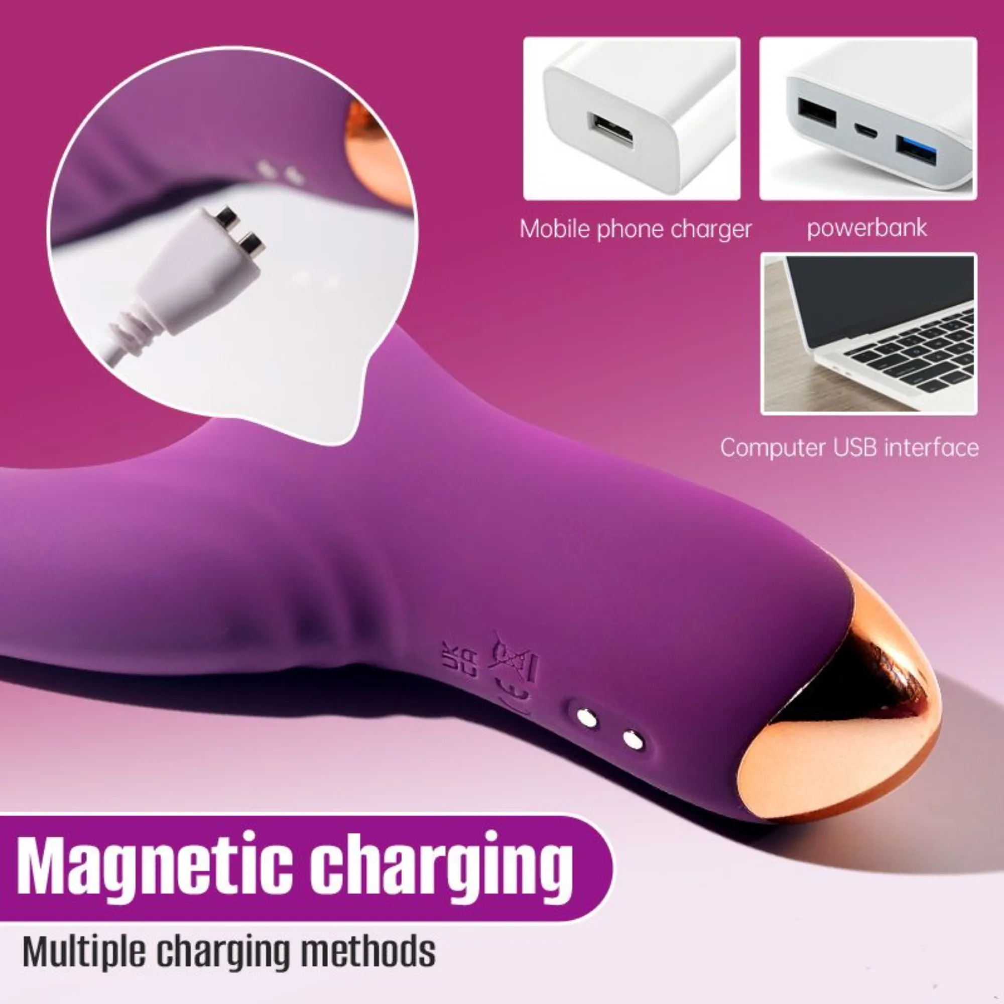 G-Spot Rabbit Vibrator with Suction