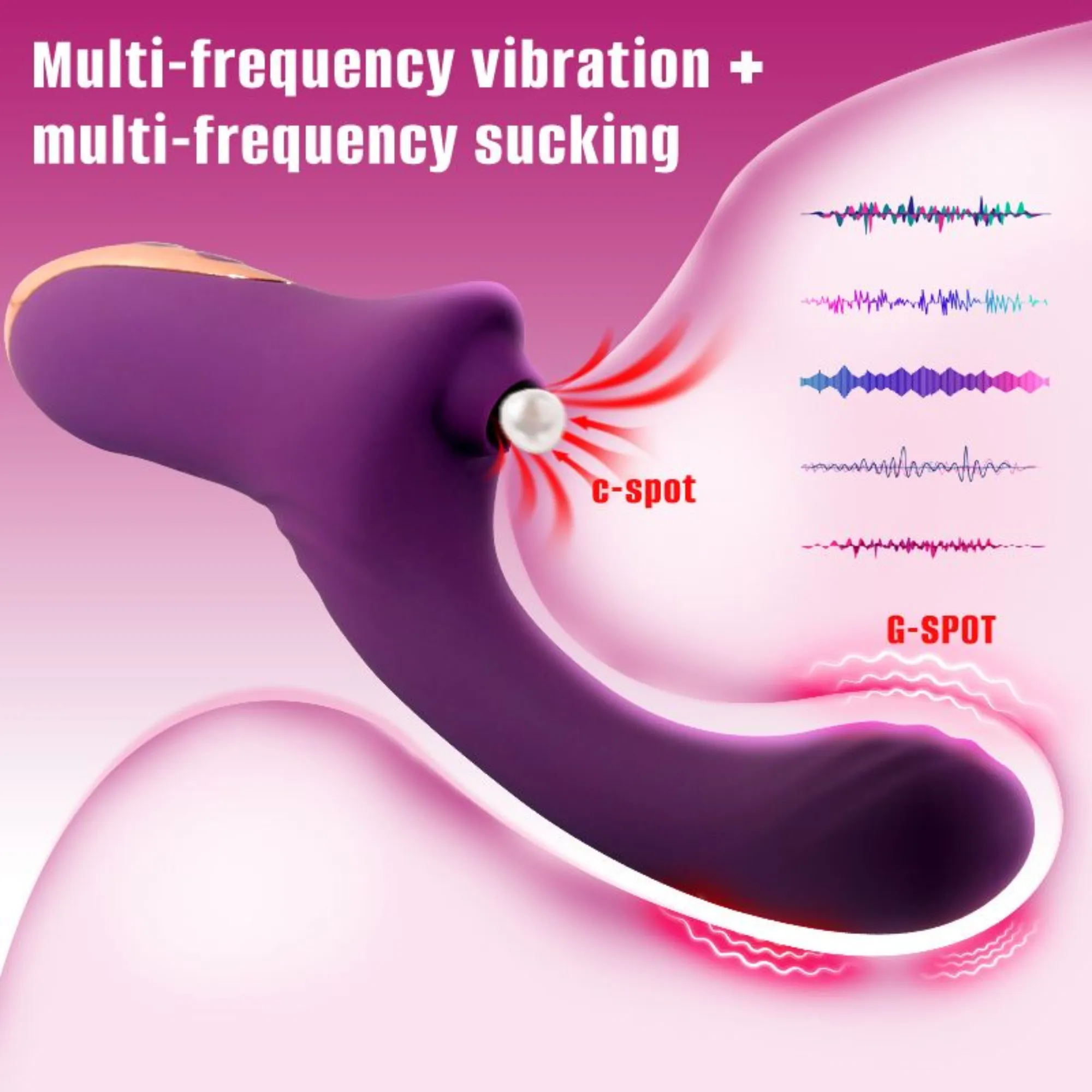 G-Spot Rabbit Vibrator with Suction
