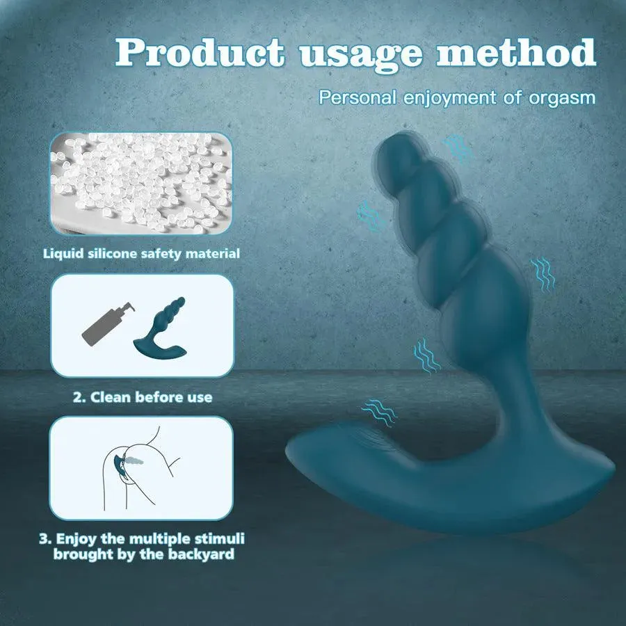 Gale APP Long Distance Dual Vibrating Prostate Massage Toy