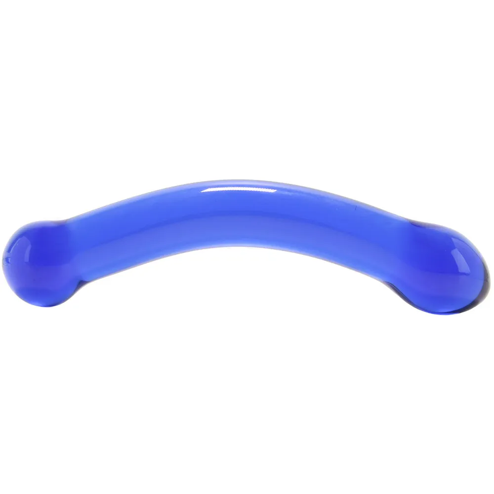 gläs 6 Inch Curved G-Spot Glass Dildo