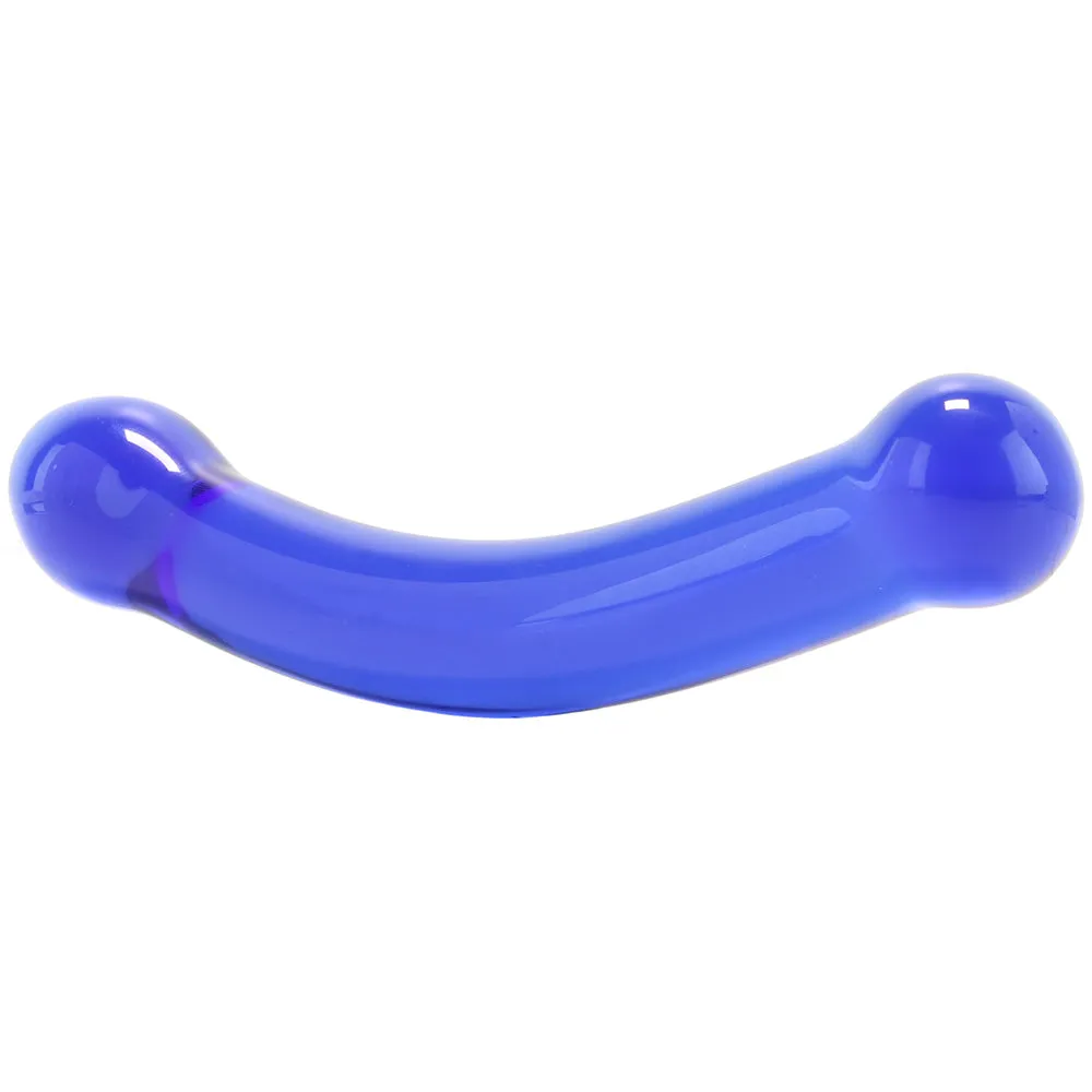 gläs 6 Inch Curved G-Spot Glass Dildo