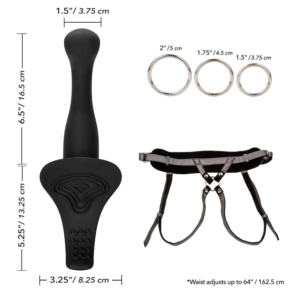 Her Royal Harness The Royal Vibrating Strap-On Dildo Set