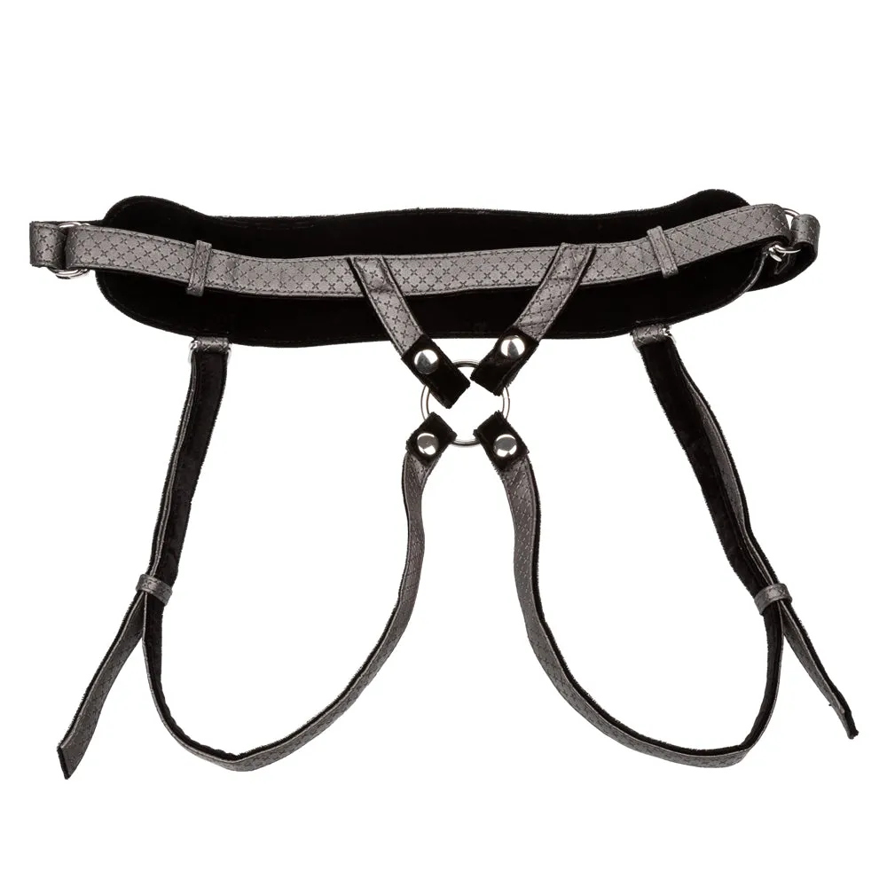 Her Royal Harness The Royal Vibrating Strap-On Dildo Set