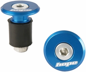 Hope Grip Doctor Bar End Plugs Blue