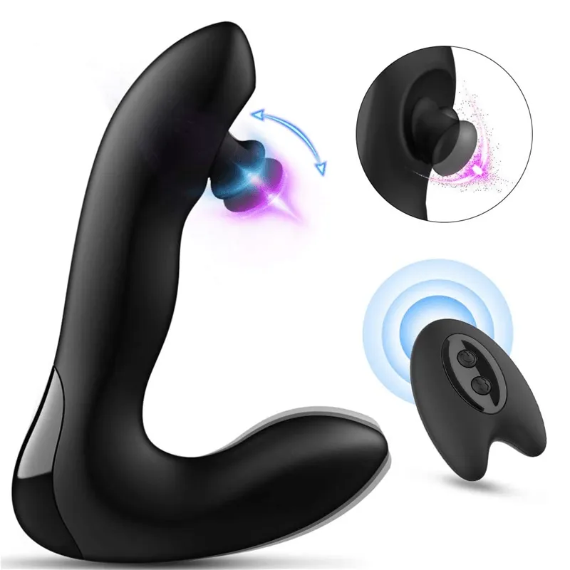 Horse 10 Flapping & 10 Vibrating Male Prostate Massager Anal Vibrator