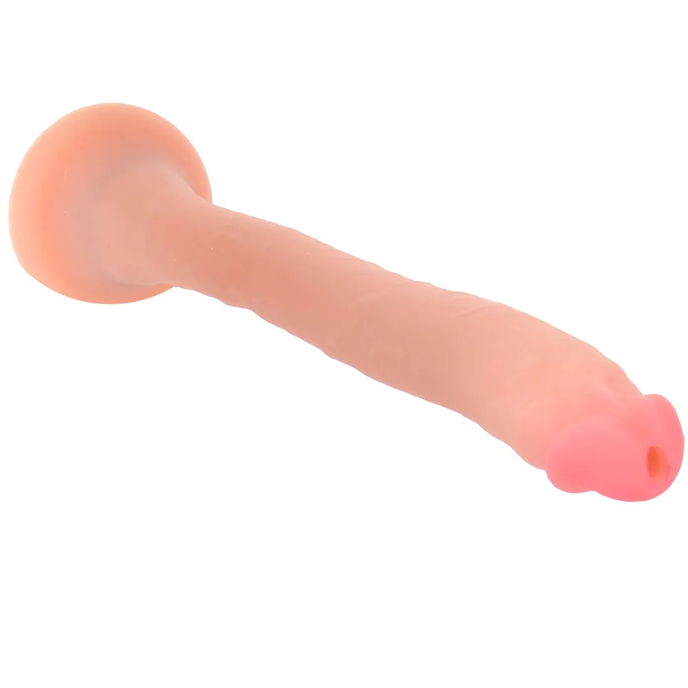 Hosed 12" Slim Realistic Silicone Enema Hose