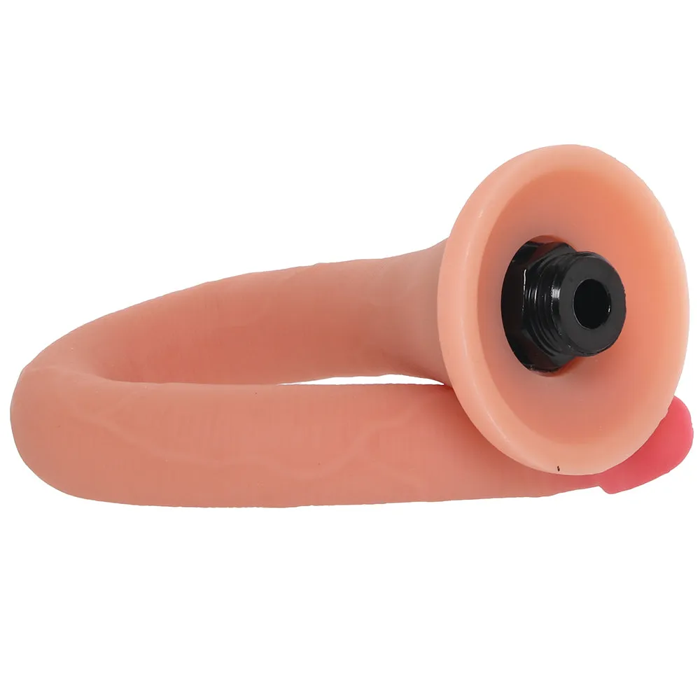 Hosed 12" Slim Realistic Silicone Enema Hose
