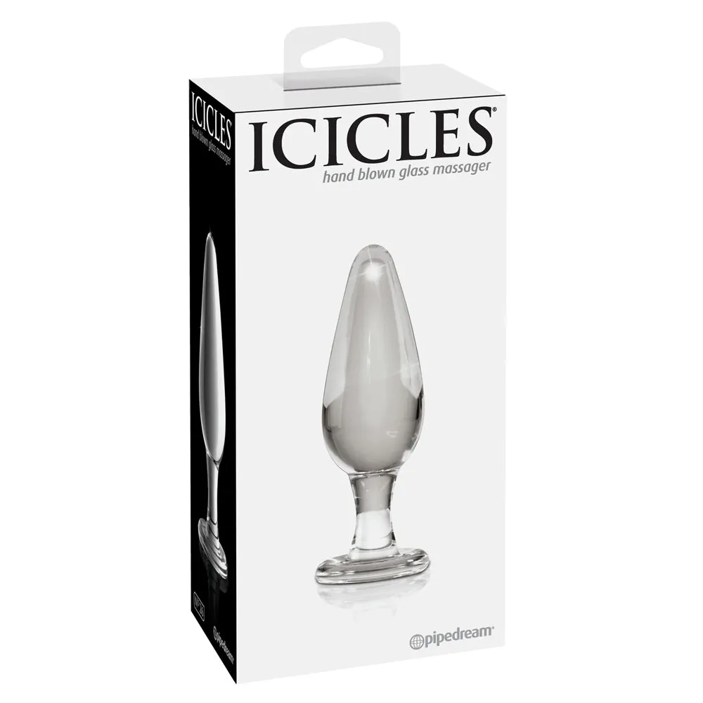 Icicles No. 26 Slim Glass Anal Plug