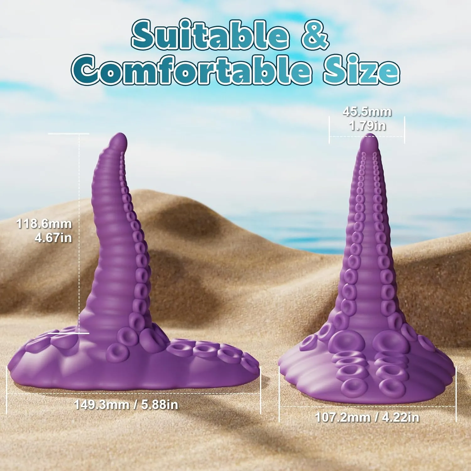 Ika® Fantasy Dragon Vibrating Suction Cup Dildo Silicone Tentacle Sucker