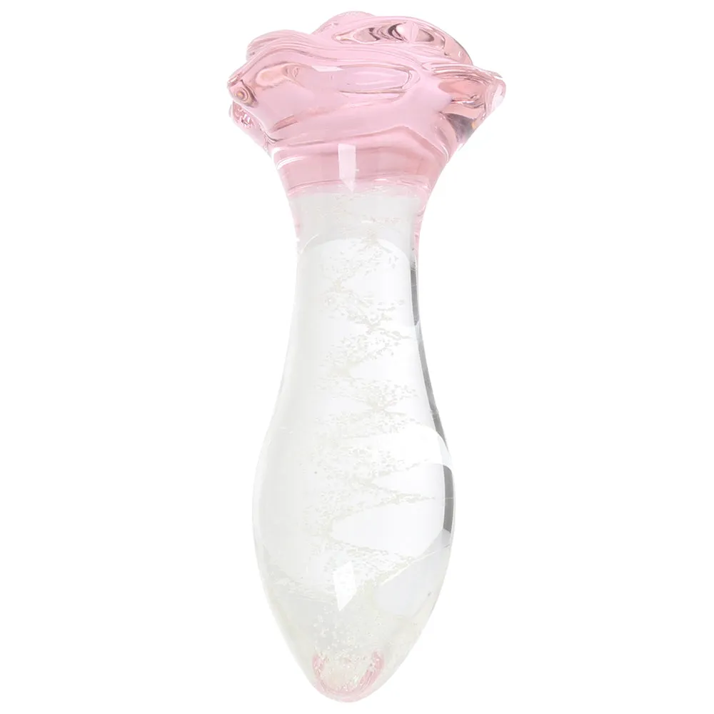 Intimately GG Glass Rose Plug