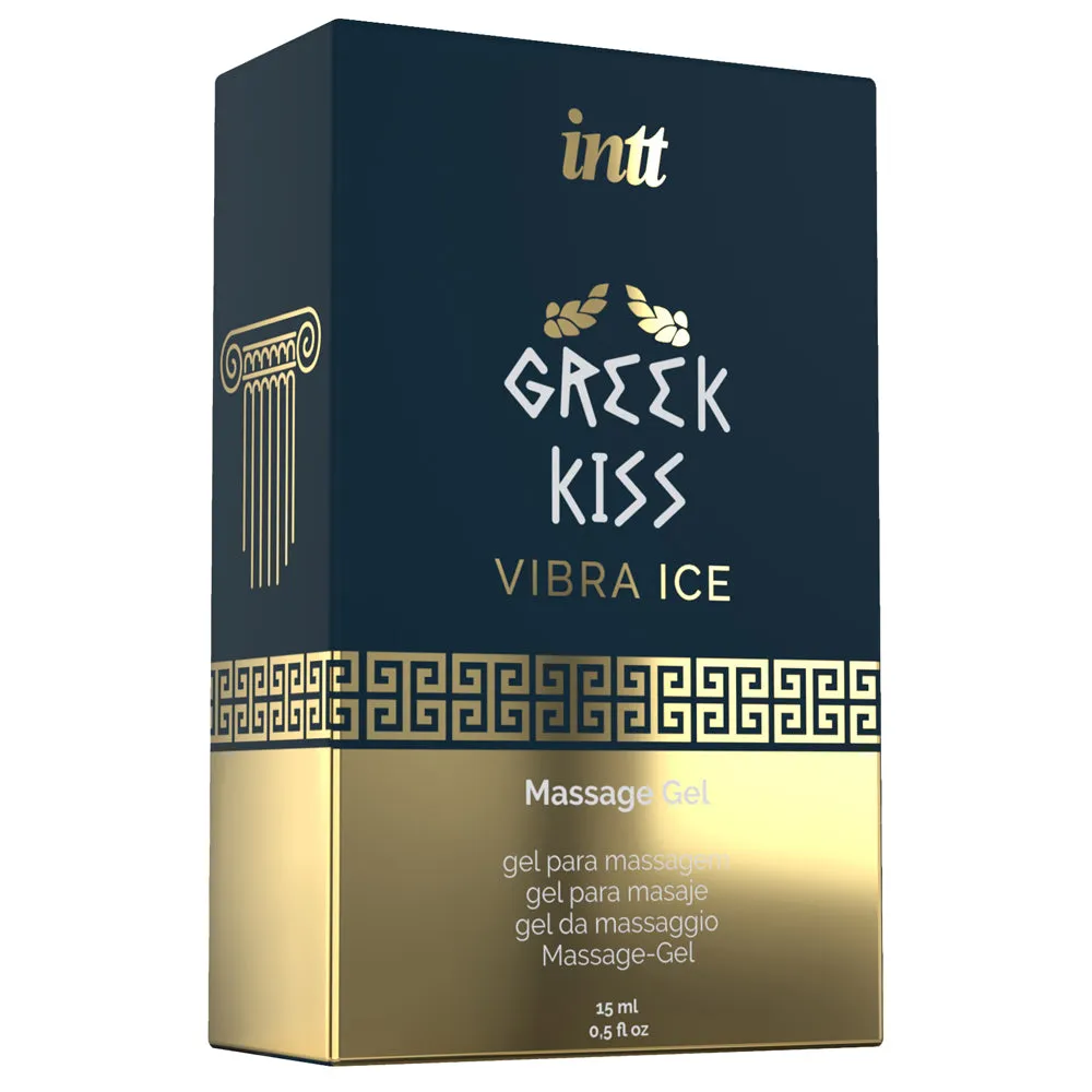 Intt Greek Kiss Vibra Ice Tingling Cooling Mint Anal Massage Gel