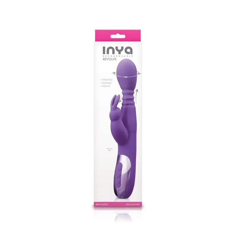 INYA Revolve Thrusting, Rotating, & Warming Rabbit Vibrator