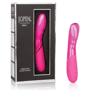 Jopen - Opal Rechargeable Vibrating Glass Wand (Pink)