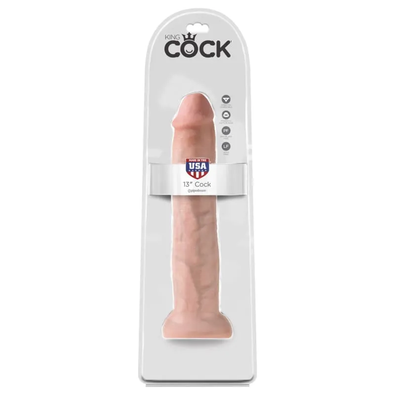 King Cock 13" Cock - Flesh