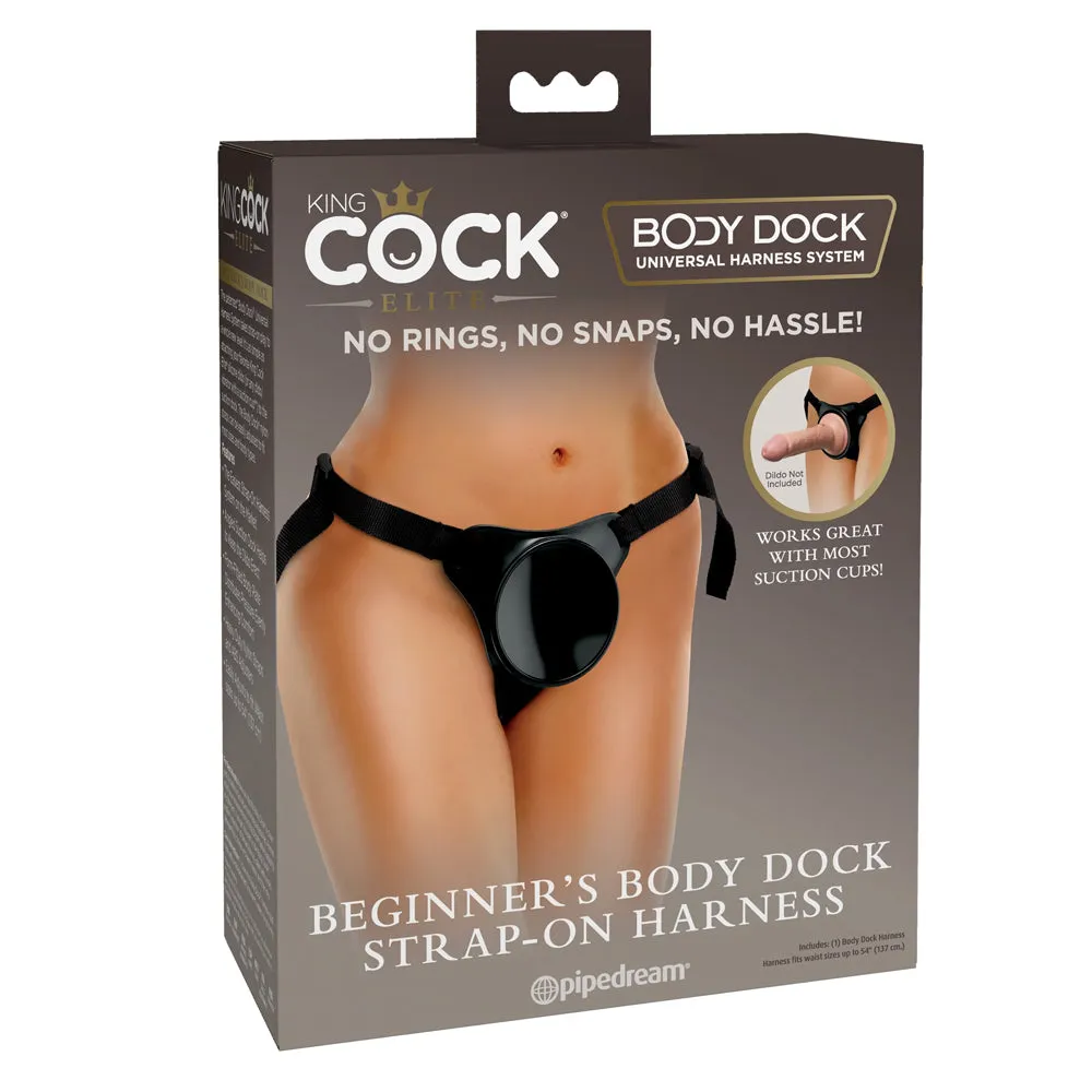 King Cock Elite Beginner's Body Dock Suction Cup Strap-On Harness