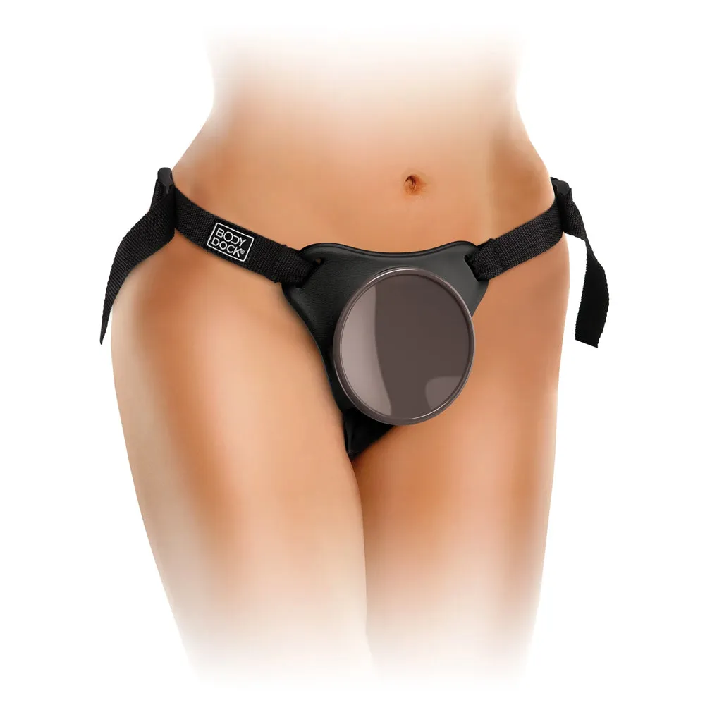 King Cock Elite Comfy Silicone Body Dock Harness & 7" Dildo Kit