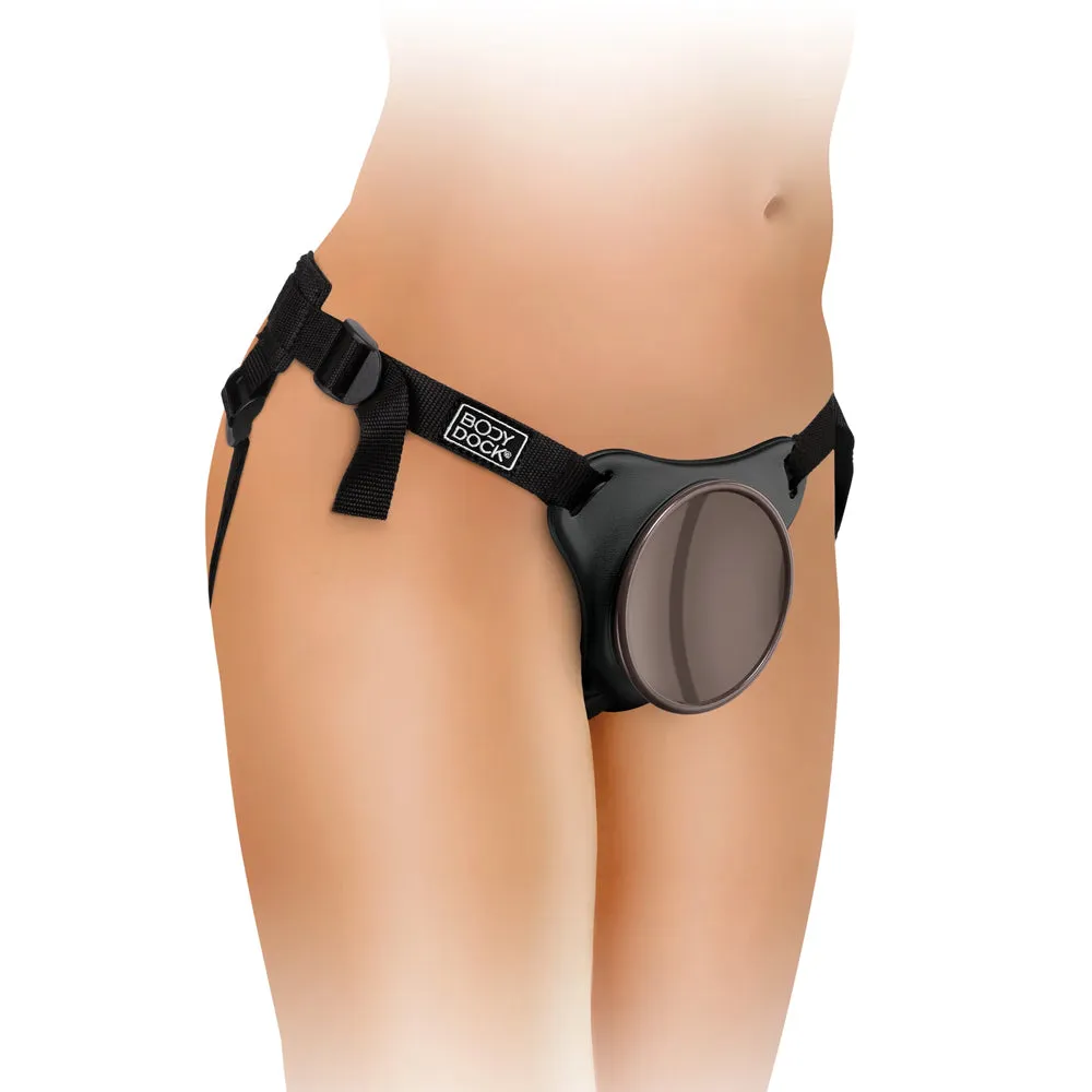 King Cock Elite Comfy Silicone Body Dock Harness & 7" Dildo Kit